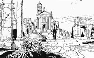 Un tavole della serie Volto Nascosto