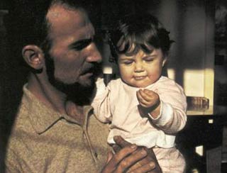 Guido Rossa con la figlia