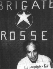 Foto di Aldo Moro diffusa dalla BR durante il sequestro
