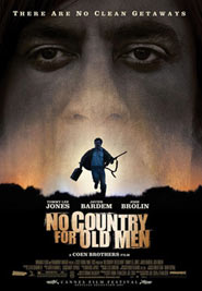 Locandina di Non è un paese per vecchi dei fratelli Coen