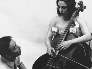 Una delle opere di Nam June Paik