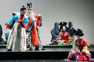 Una scena dell'Iris progettata da Pier Paolo Bisleri