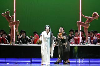 Una scena dell'Iris progettata da Pier Paolo Bisleri