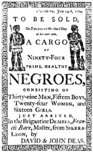 Negroes to be sold