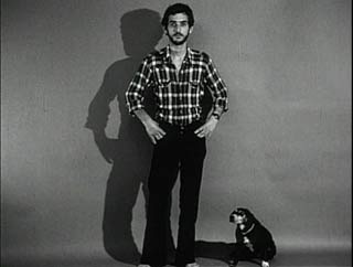 John Baldessari con cane