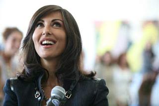 Sabrina Ferilli in una scena del film Tutta la vita davanti, di Paolo Virzì