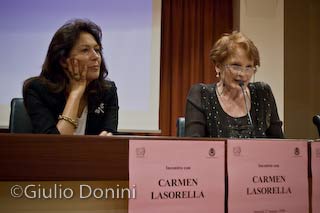 Carmen Lasorella alla presentazione del suo ultimo libro