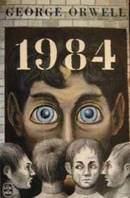 Copertina del libro 1984 scritto da George Orwell