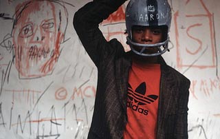 Scena dal film Downtown 81 con Jean Marchel Basquiat presentato al Biografilm Festival 2008