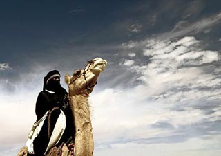 Tuareg del deserto del Sahara