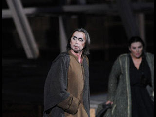 Allestimaneto del Nabucco all'Arena di Verona nella stagione 2008