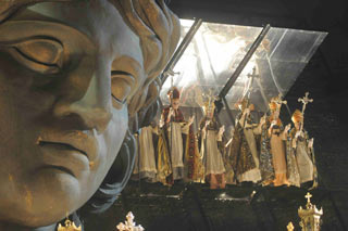 Aleestimento della Tosca 2008 all Arena di Verona