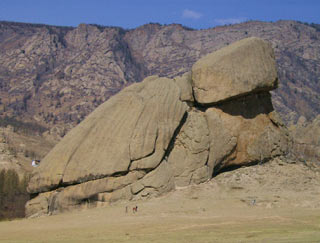 Turtle Rock  al Gorkhi-Tereli Park di Ulaanbaatar