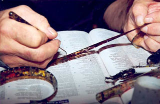 Stan Brakhage al lavoro