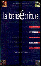 Copertina del libro La transécriture