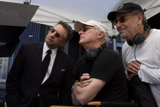 Set del film Disastro a Holliwood per la regia di Barry Levinson