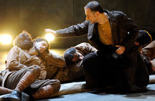 Una scena dello spettacolo