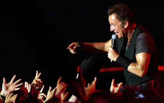 Bruce Springsteen al concerto