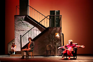 Una scena dello spettacolo