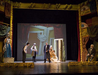 Una scena dello spettacolo