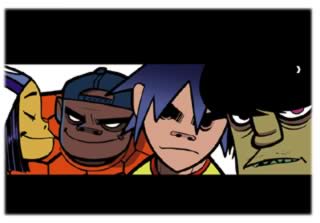 Gorillaz: musica e web media &mdash; clicca per vedere le animazioni digitali sul sito della band