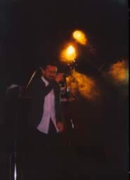 John De Leo, voce dei Quintorigo, live al Mittelfest 2002