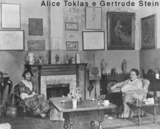 Alice Toklas e Gertrude Stein nel salotto di rue de Fleurus