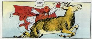 La caccia al cervo della Masque Rouge