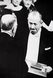 John Steinbeck riceve il Nobel, 1962 