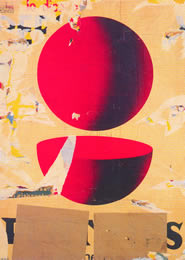 Mimmo Rotella. Il punto e mezzo, 1962