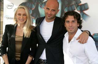 Eleonora Giorgi e Christian Bisceglia