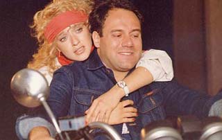 Eleonora Giorgi e Carlo Verdone in Borotalco