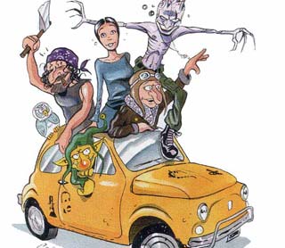 i personaggi di Paolo Cossi