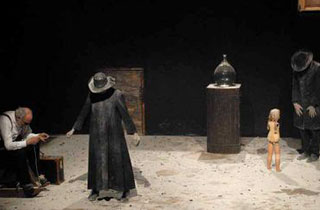 Scena dello spettacolo Beckett Box