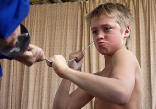 scena del film Mani Bianche (Fehér Tenyér)