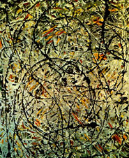 Jackson Pollock, Sentieri ondulati