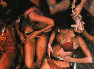 Carolee Shneemann, Meat joy, 1964