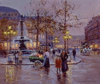 Edouard Léon Cortès, Place du Theatre de la Comédie Français Edouard Léon Cortès, Place du Theatre de la Comédie Français