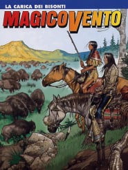 Copertina di Corrado Mastantuono del numero 92 – La carica dei bisonti - Febbraio 2005
