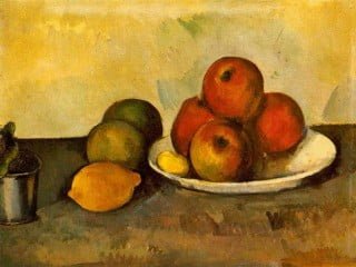 Cézanne - Natura morta con mele (1896)
