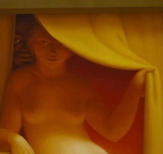 copertina del libro, quadro "Window VII" di George Tooker