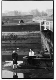 Coil @ Sewage workers playground (pic by Lawrence Watson, 1985)