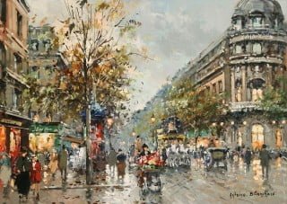 Théâtre du Vaudeville di Antoine Blanchard
