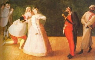 Ritratto di Isabella Andreini, attrice della Troupe dei Gelosi-Comédiens Italiens