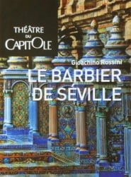 Locandina originale del Barbiere di Siviglia