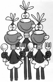 Gli Ottentotti, personaggi creati per la serie Pavesi dei “cavalieri della tavola rotonda”