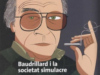 Baudrillard, caricatura di Guillem Cifré