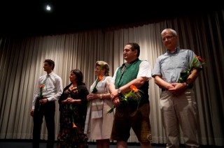 Alcuni dei protagonisti alla presentazione in Germania