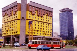 L'Holiday Inn di Sarajevo, sede dei corrispondenti stranieri durante la guerra