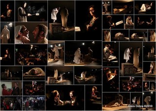 Poster del Festival teatrale romeno dedicato a Ionesco